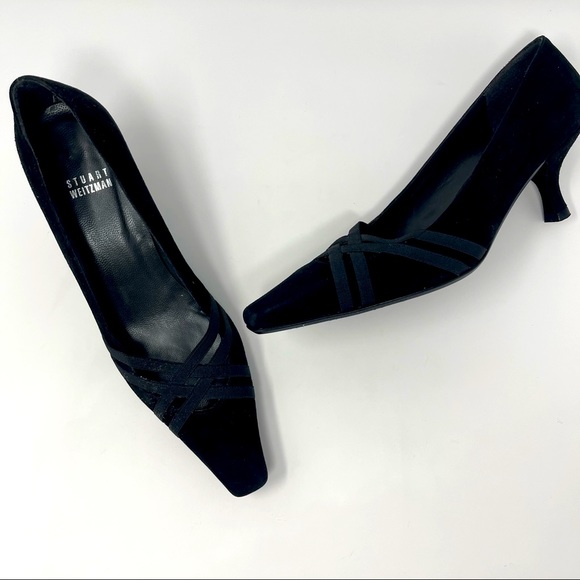 Stuart Weitzman Suede Kitten Heels 7M EU